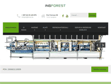 Tablet Screenshot of ingforest.ba